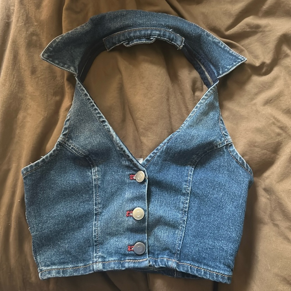 Jean Halter Crop Tank